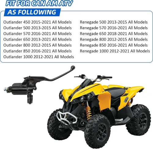 Miniatura 2 de Cilindro maestro de freno delantero izquierdo para Can Am Outlander Renegade 450 500 570 650 800 850 1000 2012-2021 Todas las ediciones, OEM#