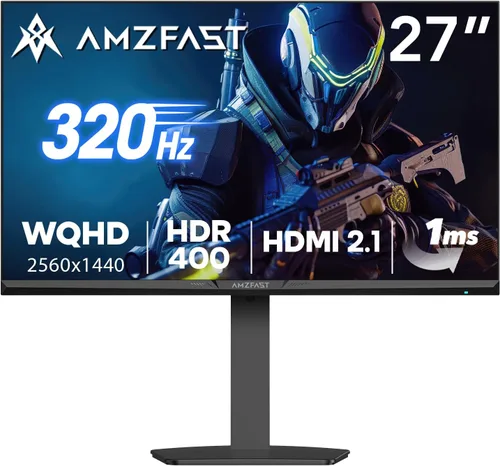 Miniatura 19 de Amzfast Monitor curvo de 34 pulgadas 200Hz UWQHD (3440x1440) Monitor de juegos, 1ms G-SYNC compatible, 1500R, PIP/PBP, 131% sRGB