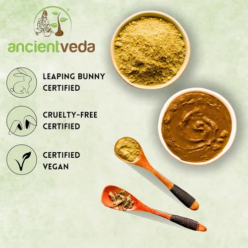 Miniatura 2 de ANCIENT VEDA Henna - Tinte para el cabello, henna instantánea con cepillo aplicador y guantes, color orgánico para nutrición, sin peróxido