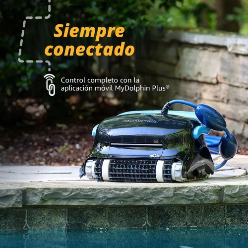 Miniatura 3 de Dolphin Nautilus CC Plus Aspiradora robótica para piscinas operada por Wi-Fi Incluye filtros ultrafinos para una limpieza definitiva, ideal