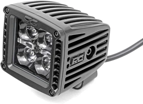 Miniatura 3 de Rough Country 2" Serie Negra Luces LED Cúbicas Cuadradas DRL Ámbar - 70903BLKDRLA