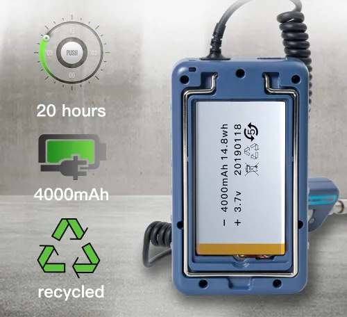 Miniatura 9 de ORIENTEK Sonda de inspección de fibra óptica TIP-600V con pantalla de probador de fibra de microscopio 400X Inspector de fibra óptica Limpieza