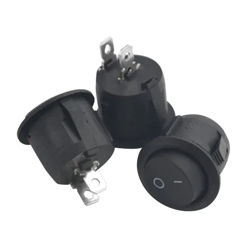 Miniatura 7 de 20 interruptores basculantes redondos de encendido y apagado de 2 pines SPST para barco, AC 6A/125V 10A/250V con cable pre-soldado para automóvil