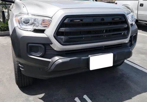 Miniatura 8 de iJDMTOY Kit de luces LED ámbar de lente ahumada compatible con Toyota Tacoma 2012 en adelante, juego central de 2 lámparas de marcador con cableado