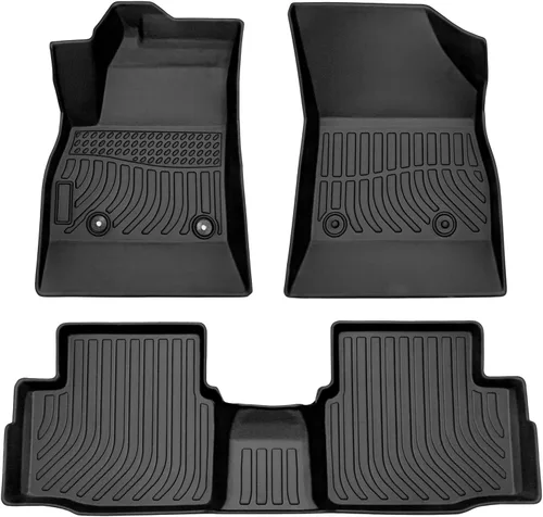Miniatura 25 de HAFIDI® - Tapetes para auto con almacenamiento debajo del asiento, para todo clima, antideslizantes, de elastómero termoplástico, para la primera