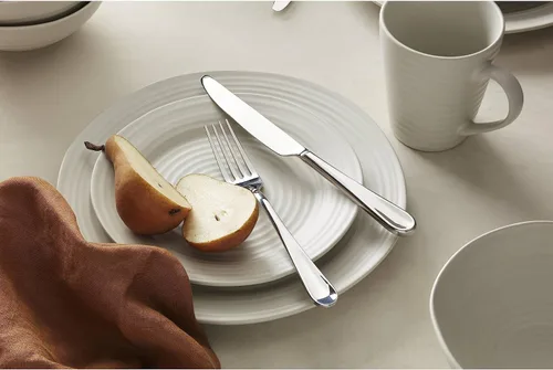 Miniatura 5 de Oneida 895944 Ridge White - Juego de 4 tazas de café, servicio para 4,12 onzas líquidas, color blanco