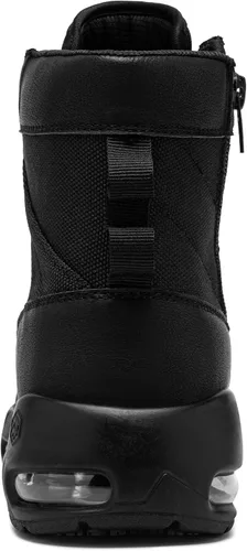 Miniatura 4 de LARNMERN Botas tácticas de los hombres antideslizante cremallera lateral suave zapatos de trabajo Casual Comfort Botas Militares Hombre Zapatos