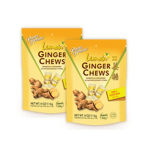 Miniatura 6 de Prince of Peace Masticables de jengibre con lichi, 1 libra, jengibre confitado, caramelo con sabor a lichi, masticables de jengibre de lichi