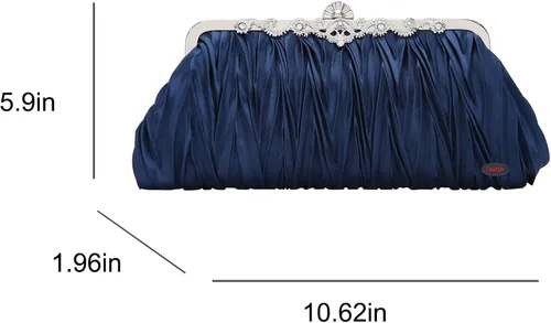 Miniatura 5 de Fawziya Carteras con corte floral para mujer, bolsos y embragues de noche