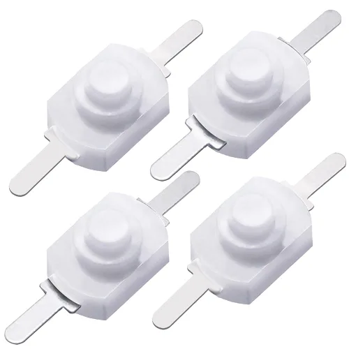 Miniatura 7 de mxuteuk 50 unids interruptor de botón micro autobloqueo DC 30V 1A para SMD tipo linterna lámpara luz salida de pared pestillo mini interruptor
