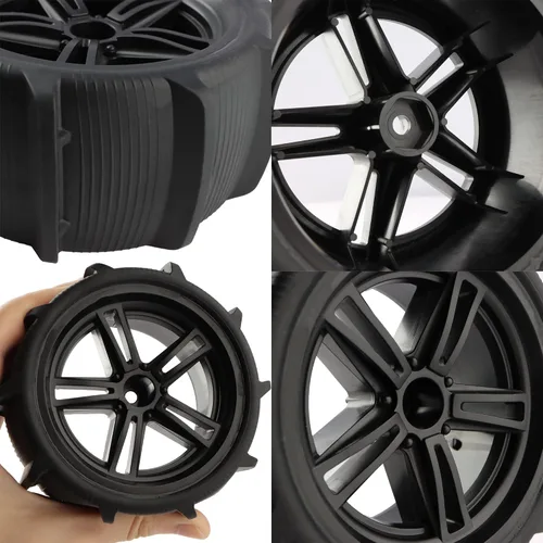 Miniatura 4 de 1/10 RC Neumáticos y ruedas de paleta 12mm Hex Tyer PX9200-29A para coches RC de alta velocidad 9125 X07 X08 X17 9155 9156 9201E 9205E 9206E 200E