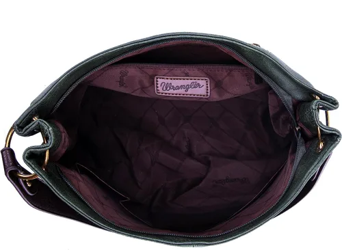 Miniatura 61 de Wrangler Hobo - Bolsas para mujer de cuero vegano con asa superior, bolsos de hombro y bolsos