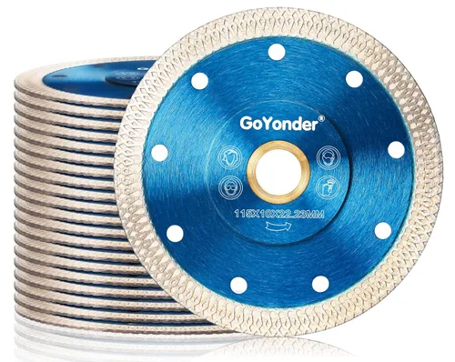 Miniatura 9 de GoYonder Hoja de Azulejos de 4 Pulgadas, Hoja de Sierra de Diamante Súper Delgada para Cortar Azulejos de Porcelana, Granito, Mármol y Cerámica