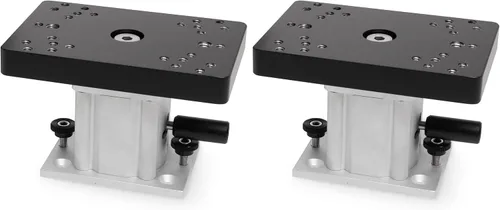 Miniatura 5 de Cannon - Soporte de pedestal con base giratoria de aluminio para descensores y arrastre de barcos
