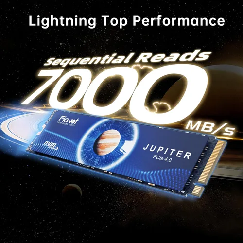 Miniatura 2 de Fikwot FX991 SSD M.2 4TB NVMe SSD M2 2280 PCIe Gen 4x4, lectura de hasta 7000MB/s, unidad de estado sólido interna para PS5, portátil, escritorio