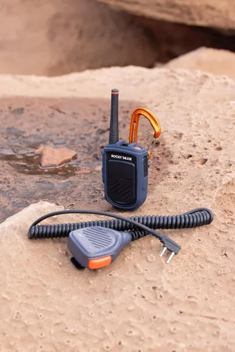 Miniatura 3 de Rocky Talkie Rocky Talkie Radio de Montaña con Micrófono de Mano Impermeable - Walkie Talkie de Largo Alcance, Radio Portátil FRS, Vida de Batería
