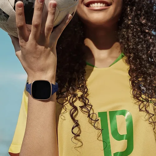 Miniatura 6 de Laffav Compatible con Fitbit Sense Bands/Fitbit Versa 3 4 bandas para mujeres y hombres, paquete de 4 pulseras de repuesto de silicona suave