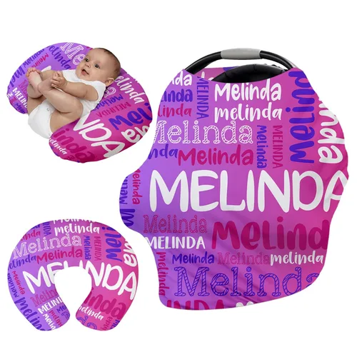 Miniatura 16 de Funda de asiento de automóvil personalizada para bebés, funda de asiento de automóvil multiusos con nombre, fundas de asiento de automóvil, regalos