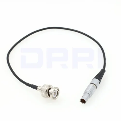 Miniatura 2 de BNC a 9-Pin EXT Conector Cable de entrada de código de tiempo para RED Komodo 6K (cable fino de 9 pines)