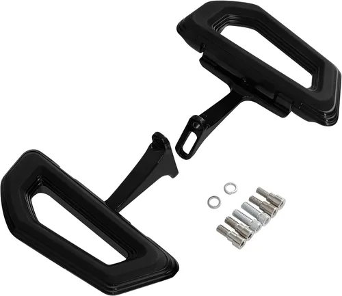 Miniatura 17 de TCT-MOTORPARTS Alforjas delanteras para el conductor y pedales de piso para Harley Touring Road King Road Glide Street Glide Electra Glide 1986-2025