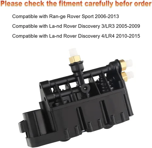 Miniatura 2 de JDMON Suministro de bloque de válvula de suspensión de aire compatible con Range Rover 2006-2013 Land Rover Discovery 3/LR3 2005-2009 4/LR4