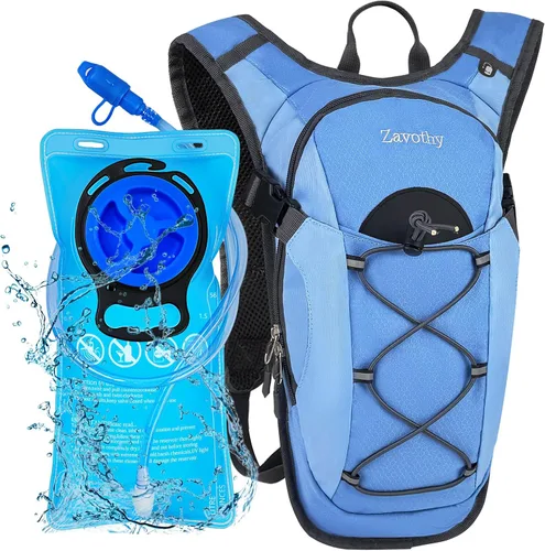 Miniatura 13 de Zavothy Hydration Backpack with 2L Hydration Bladder Water Backpack for Hiking Hydration Pack for Running Cycling Hiking
