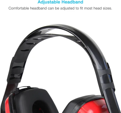 Miniatura 3 de Cyber Acoustics Professional Safety Lightweight Ear Muffs for Hearing Protection and Noise Reduction