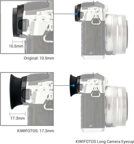 Miniatura 5 de Cubre visor de silicona suave para cámara ocular para Nikon Zfc Z fc, reemplaza al protector de la copa ocular Nikon DK-32