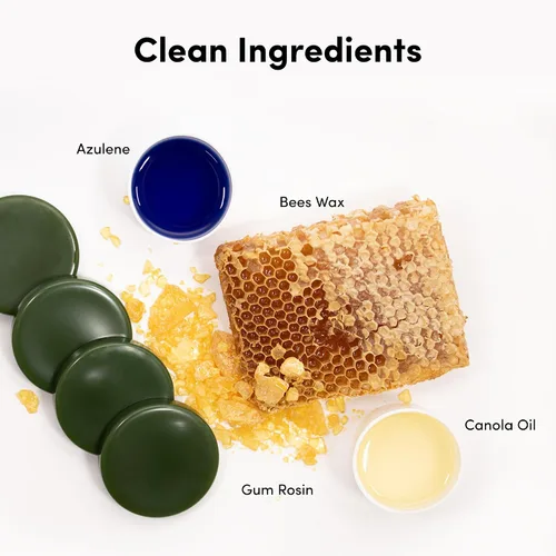 Miniatura 4 de Parissa Cápsulas de repuesto de cera dura 15 cápsulas (13.2 onzas) Cera caliente sin tiras con cera de abeja natural, fuerza de salón