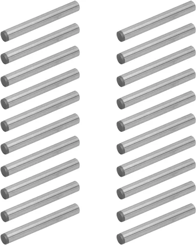 Miniatura 12 de POWERTEC 71475-P2 - Pasadores de acero endurecido de 1/4 pulgadas x 1-1/2 pulgadas, tratados térmicamente y con forma precisa para una alineación