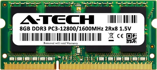 Miniatura 2 de A-Tech 8 GB de RAM para Fujitsu LIFEBOOK A572/F, AH42/H, Ah512, Ah532, AH56/K, AH78/HA, E733, NH532, P702, S762 DDR3 1600MHz PC3-12800 SODIMM 1.5V