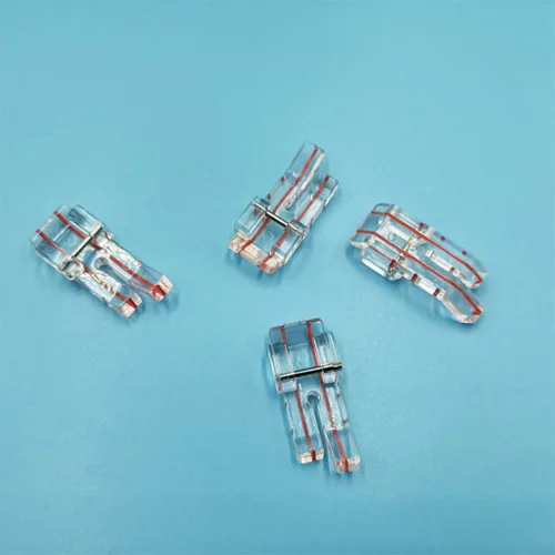 Miniatura 5 de Prensatelas transparentes 1/4" máquina de coser de remiendo pie prensatelas acolchado