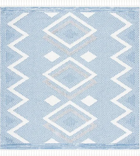 Miniatura 13 de SAFAVIEH Tapete grueso marroquí con borlas, 2 pies 2 pulgadas x 9 pies, color marfil y negro, no desprende pelusa y de fácil cuidado, 0.75 pulgadas