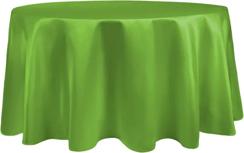 Miniatura 28 de Ultimate Textile Mantel redondo de satén nupcial de 60 pulgadas, se adapta a mesas de menos de 60 pulgadas de diámetro, berenjena morado berenjena