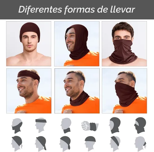 Miniatura 3 de Geyoga 6 piezas de protección UV para el verano, polaina de cuello refrescante, ropa para la cara, polaina para cuello, bufanda, protector solar