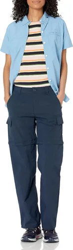 Miniatura 4 de Tienda Essentials Pantalones de senderismo al aire libre con cremallera tejida elástica para mujer
