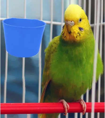 Miniatura 5 de Paquete de 40 Tazas para Jaulas Comederos para Pájaros Cuenco de Semillas Plato de Alimentación y Agua para Pollos Agua y Comida para Conejos Jaulas