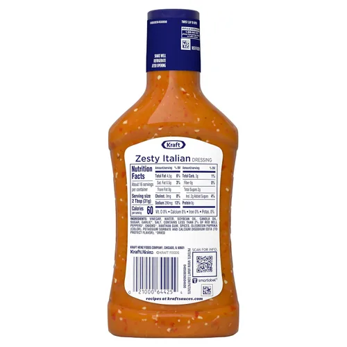 Miniatura 9 de Kraft Aderezo clásico para ensalada César (botellas de 16 onzas líquidas, paquete de 6)