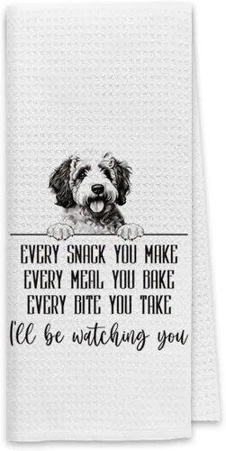 Miniatura 24 de Toallas de cocina Dibor Goldendoodle, toallas de cocina Goldendoodle, toallas de mano de tela divertidas para cada comida que haces para perros