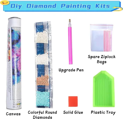 Miniatura 7 de Kits de Arte de Diamante de Botas AIBOERL para Adultos, Kits de Pintura de Diamante 5D de Botas para Adultos Principiantes, Kits de Arte de Diamante