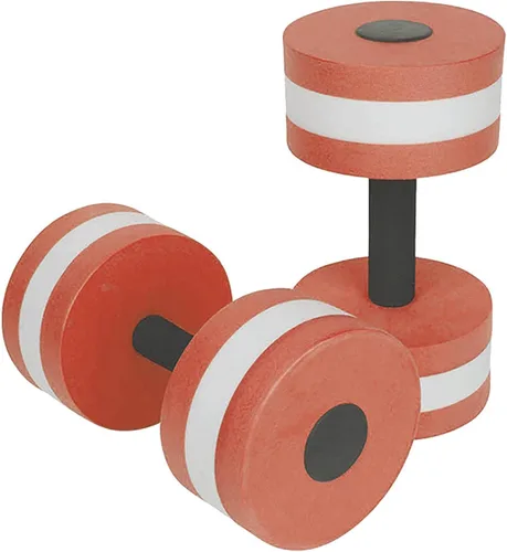 Juego de mancuernas acuáticas, 2 mancuernas de agua, resistencia a la piscina, equipo de fitness acuático, mancuernas de espuma, aeróbicos