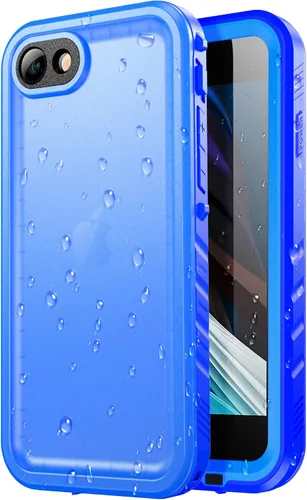 Miniatura 32 de SPORTLINK Funda impermeable para iPhone SE 3rd 2022/iPhone SE 2nd 2020/iPhone 7/8 - Carcasa completa a prueba de golpes y polvo con protector