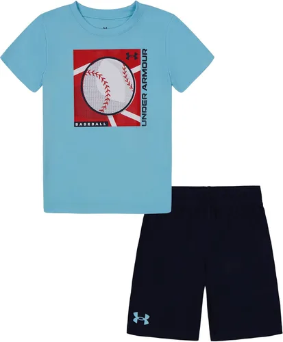 Miniatura 8 de Under Armour baby-girls Ua Terrazzo Leopard Heart SetShort Set
