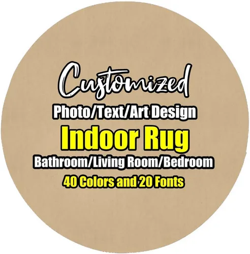 Miniatura 47 de sophiehome Customzied - Alfombras de baño con imagen de texto, alfombra de franela personalizada para interiores para el hogar, dormitorio, baño