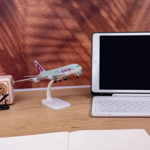 Miniatura 3 de Modelo plano 1:300 Modelo A380 Modelo Modelo de aleación de metal plano modelo para regalo y decoración