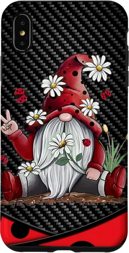 Miniatura 11 de Red Gnome Hippie Daisy Flowers Gnome Ladybugs - Christmas Case for iPhone 17