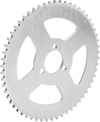 Miniatura 5 de VGEBY Piñón T8F 58T, Piñón de acero blanco T8F 58T, manivelas de 3 agujeros, 1.142 in, compatible con mini motocicleta de 47/49cc, ATV Kart