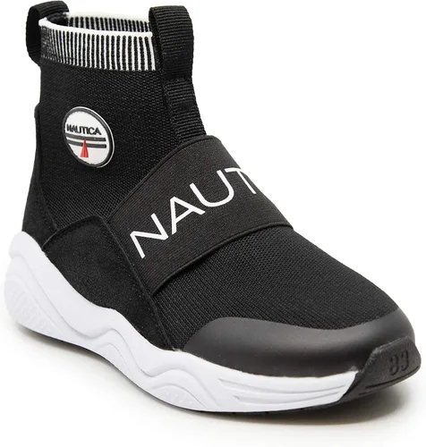Nautica Zapatos deportivos Silas de caña alta para niños con soporte mejorado para el tobillo, disponibles en tallas para niños grandes, niños
