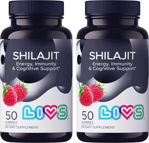 Miniatura 9 de LIVS Cápsulas puras de Shilajit del Himalaya para hombres, 1000 mg por porción con 50% de ácido fúlvico y más de 85 minerales traza, energía