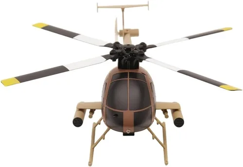 Miniatura 3 de Helidirect RC ERA C184-S MD500 Helicóptero RC de tamaño 100 4CH, giroscopio RTF de 6 ejes con sensor óptico y transmisor mejorado, helicóptero